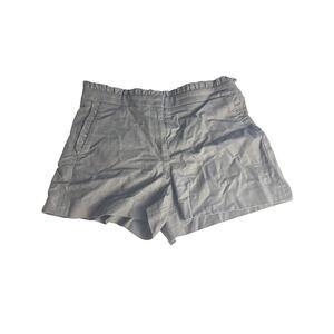 JCrew Women’s Tailored Shorts Gray Size 8 Linen Blend Mid Rise